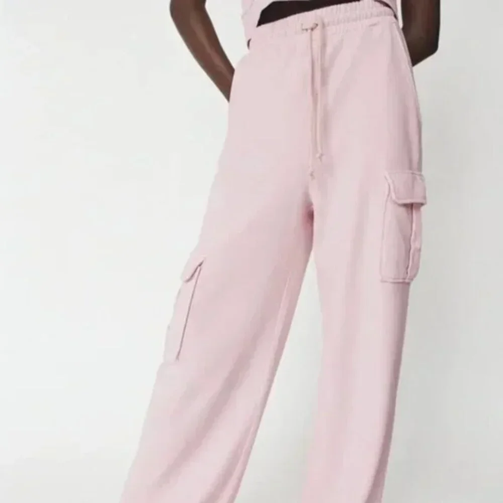 Zara Washed Cargo Jogging Pants S - Picture 2 of 5
